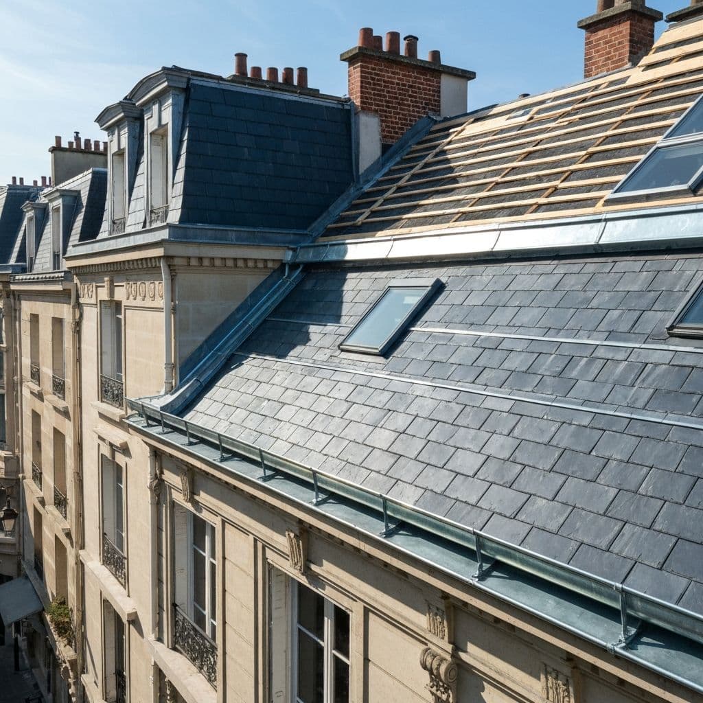 Rénovation couverture ardoise